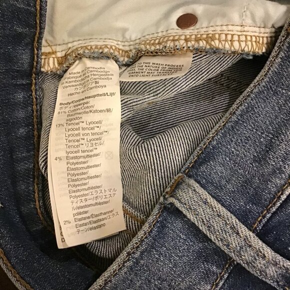 Madewell 28 (6) Mid Rise 9” Skinny Crop Button Fly Women’s Jeans Stretch - Picture 9 of 10